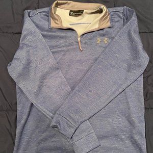 Men's Under Armour Blue Quarter-zip Fleece